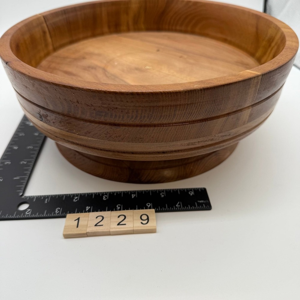 Large Wood Salad or Serving Bowl‎